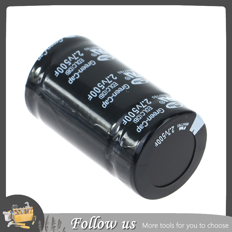 Tụ điện siêu farad 2.7v 500f 35x60mm phạm vi ứng dụng rộng điện kim loại