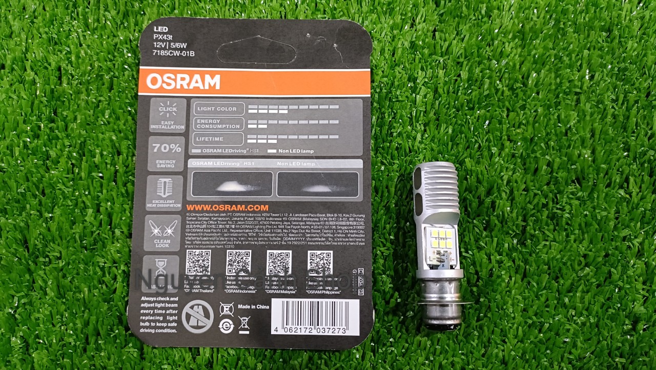 Bóng đèn LED OSRAM -bóng nhỏ 2 chân cho xe máy