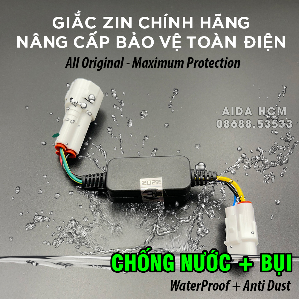 [HCM]Ex150/155 - [PRO NEW] Bộ mạch sẵn giắc zin tạo chớp stop F1 Yahama Exciter 150/155, NVX, Nouvo, R15