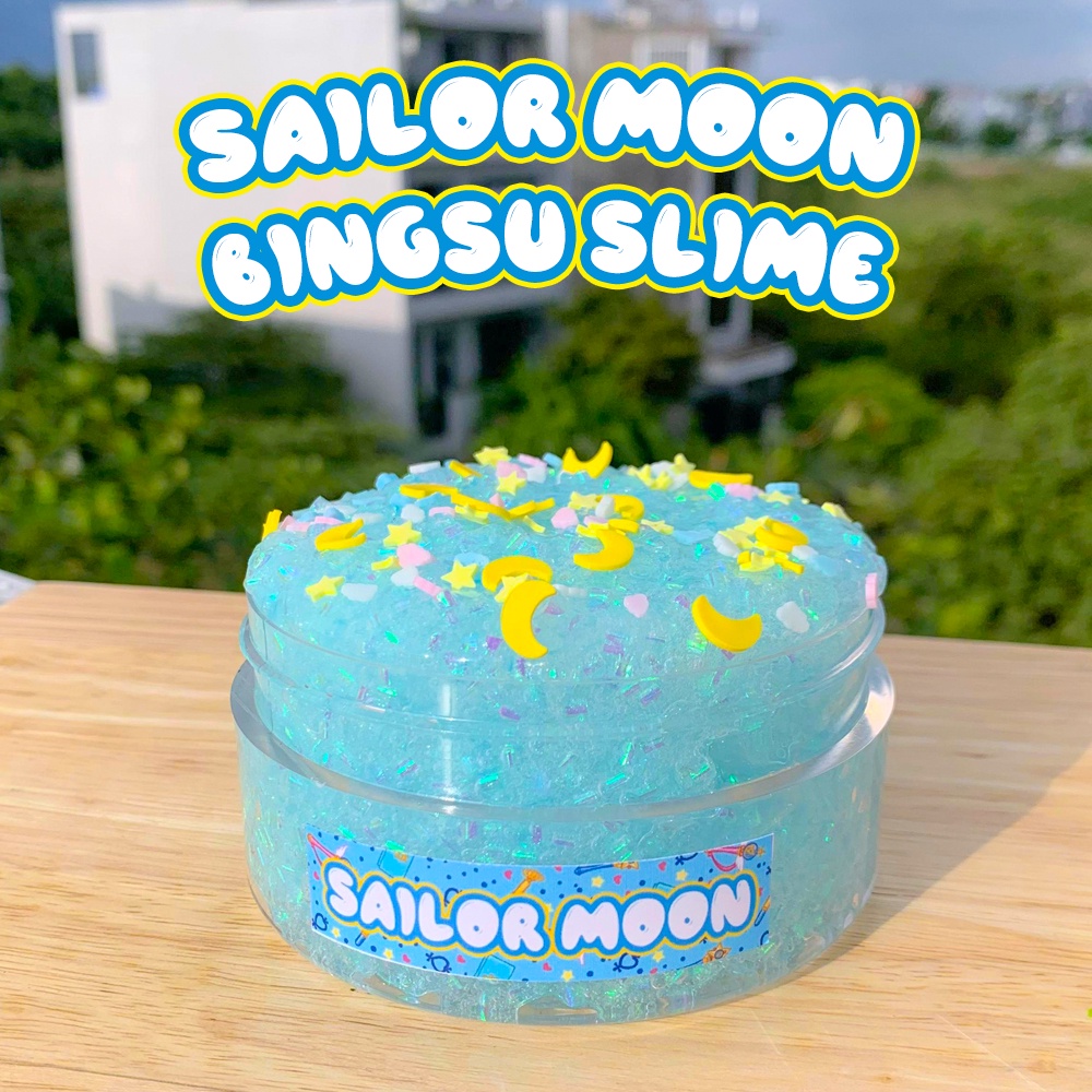 Sailor moon bingsu diy slime - đồ chơi chất nhờn ma qúai cao cấp gíup thư gĩan