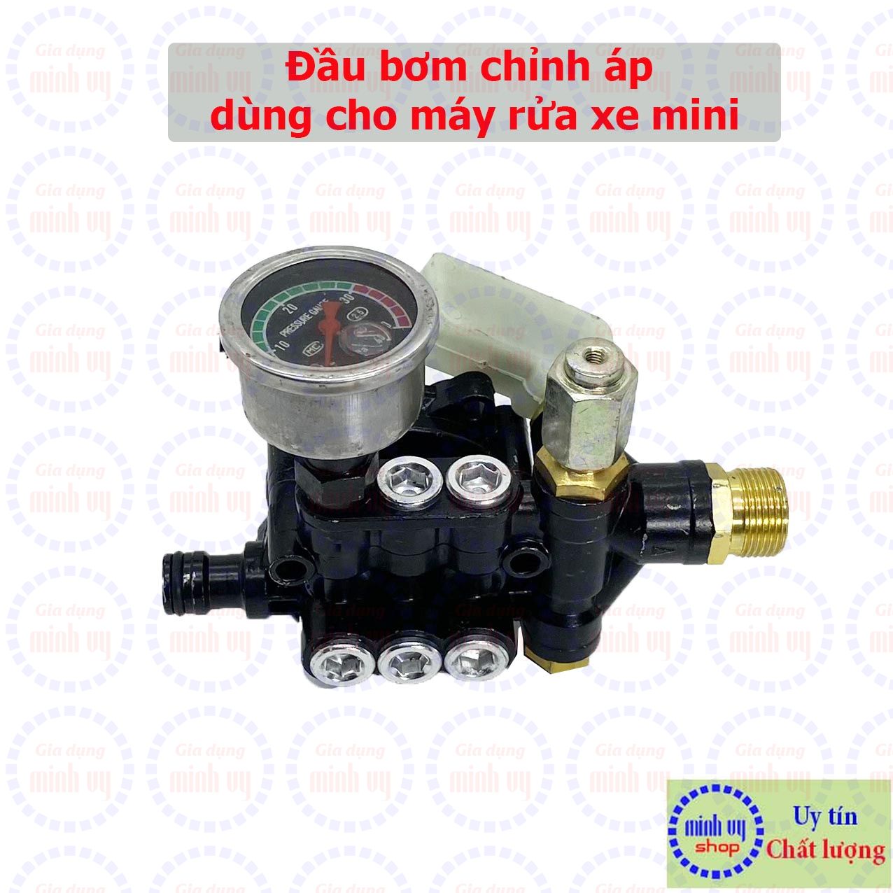 Đầu bơm chỉnh áp dùng cho máy rửa xe mini chỉnh áp Zukui S5. Forman 300