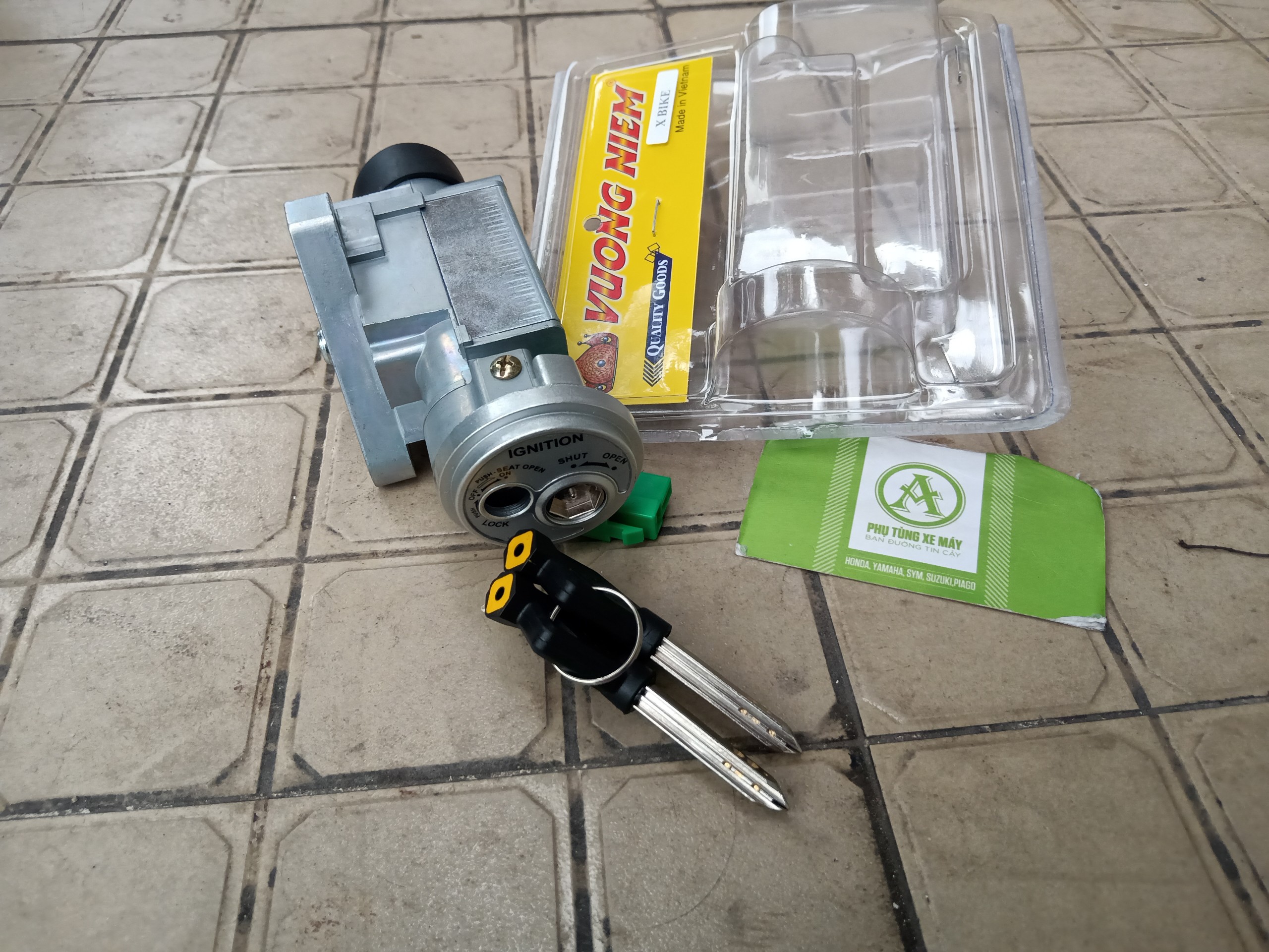 BỘ Ổ KHÓA XBIKE 6 CẠNH