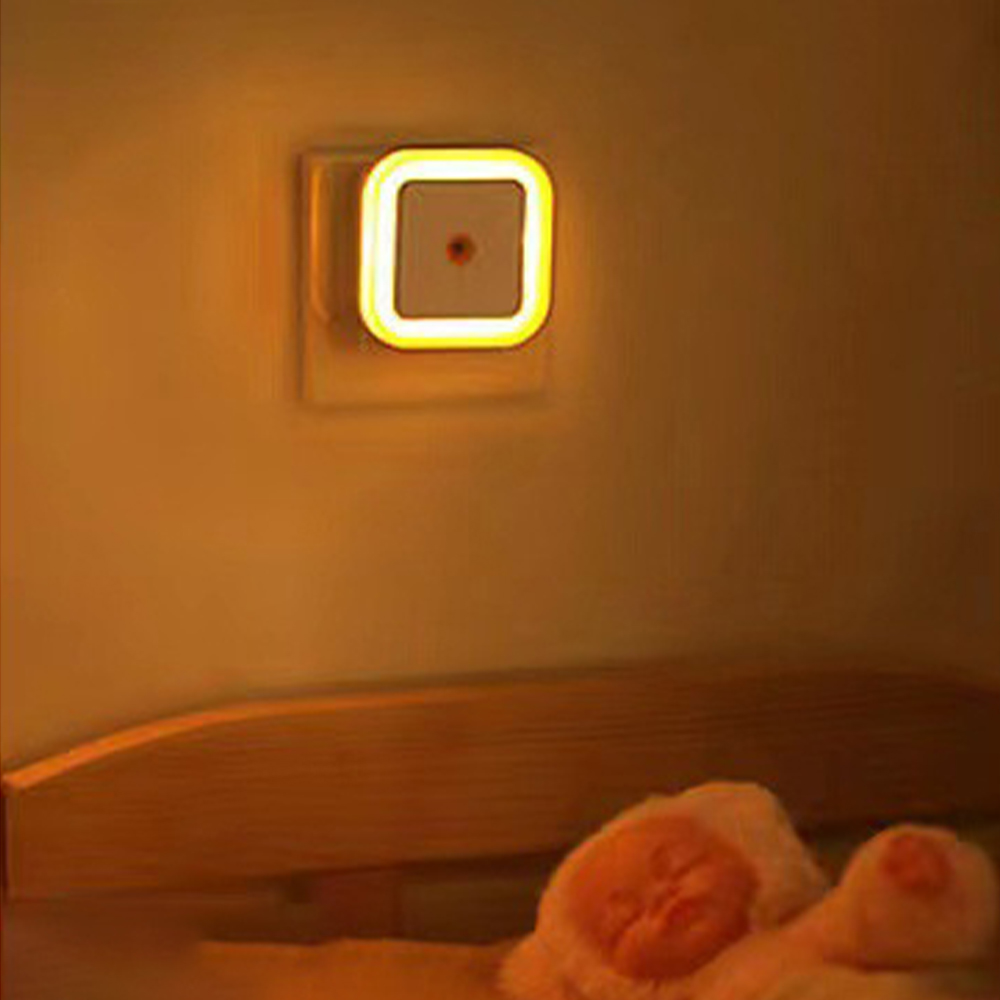 Led light plug-in induction bedroom bedside night light