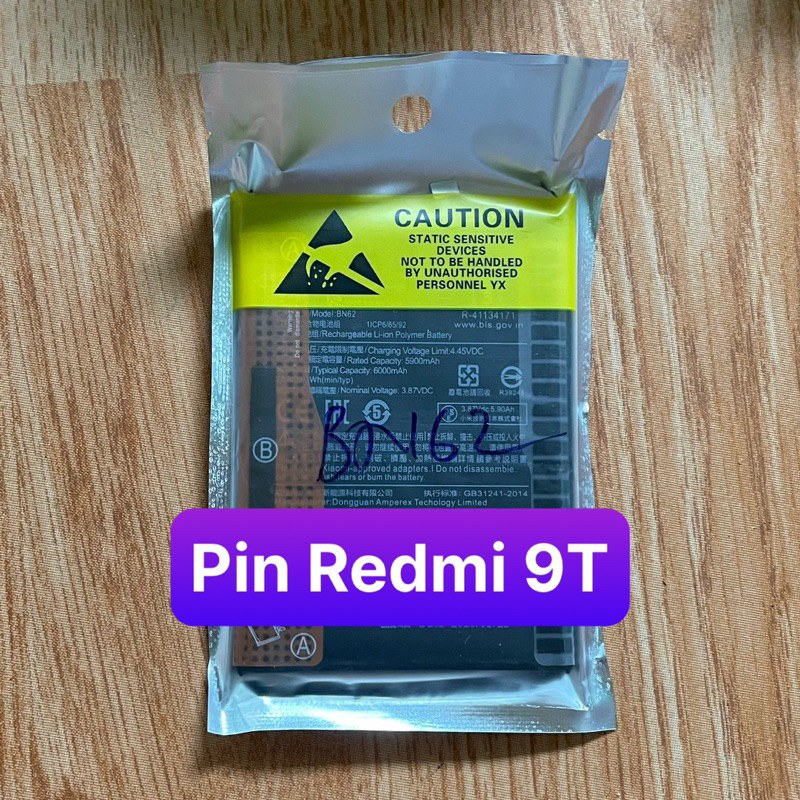 pin xiaomi BN62 REDMI 9T