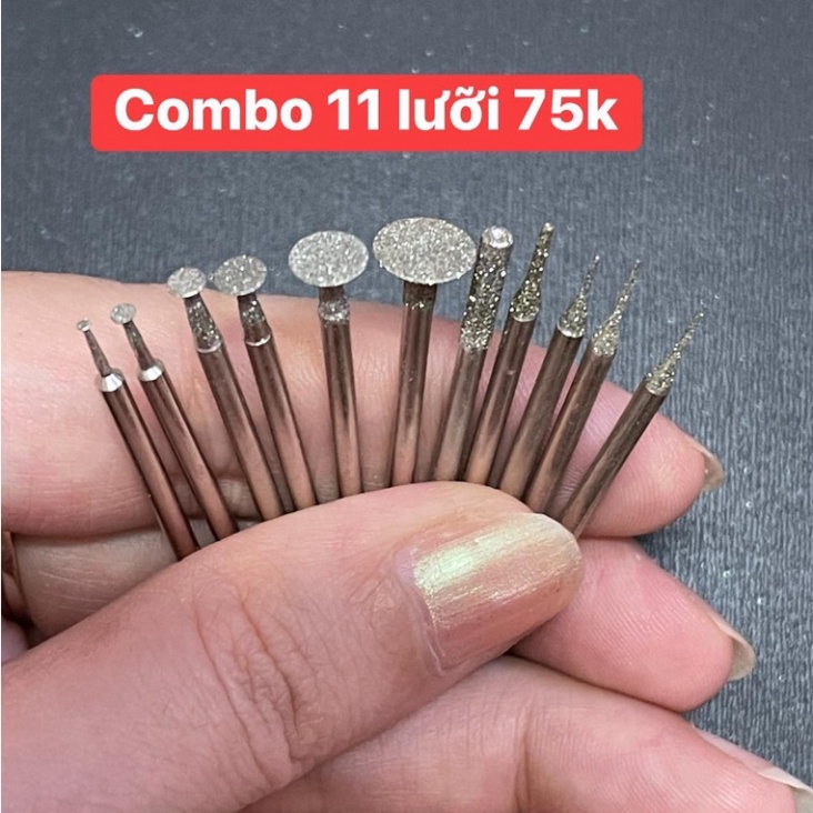 Mũi cắt, mũi mài nhỏ cốt 2.35mm | lưỡi cắt ốc toét