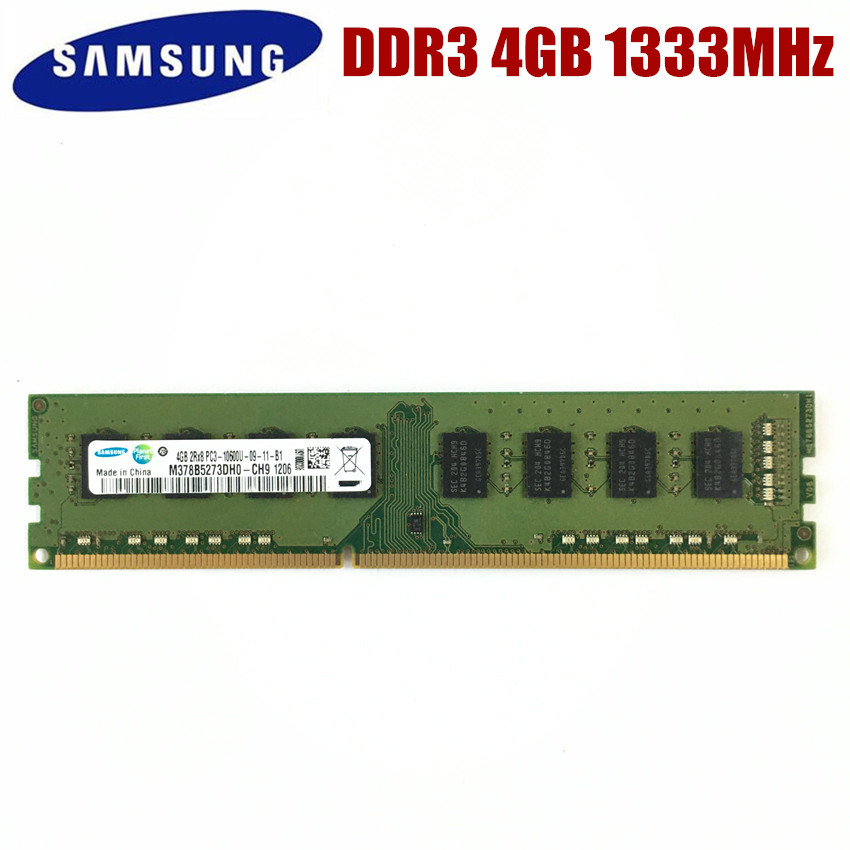 SAMSUNG 4GB 2Rx8 PC3-10600U 2枚セット