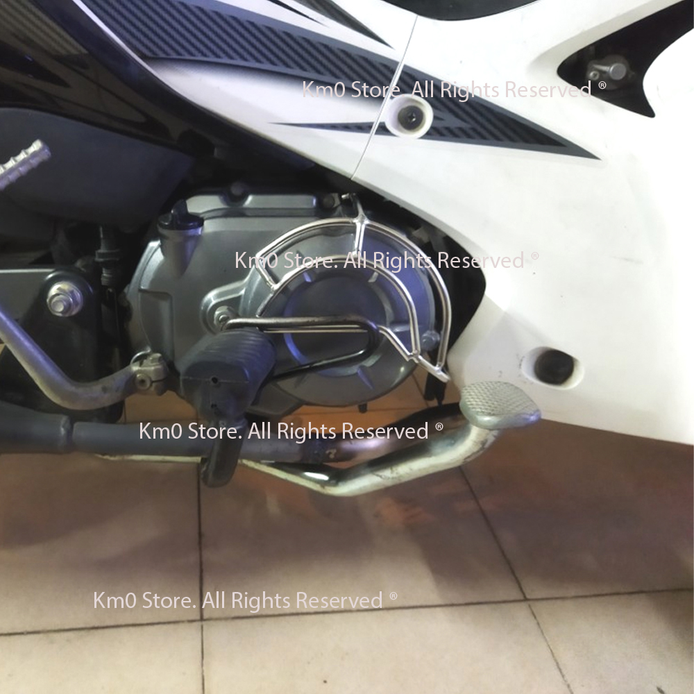 Bộ Khung INOX Bảo Vệ Lốc Máy Xe WAVE