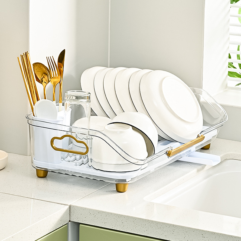 Draining Bowl Rack Household kitchen countertops Dishes Draining Rack Multifunctional Rack Fruit and vegetable storage rack