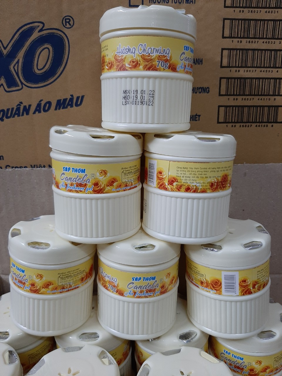 Sáp thơm candela hương charming 70g