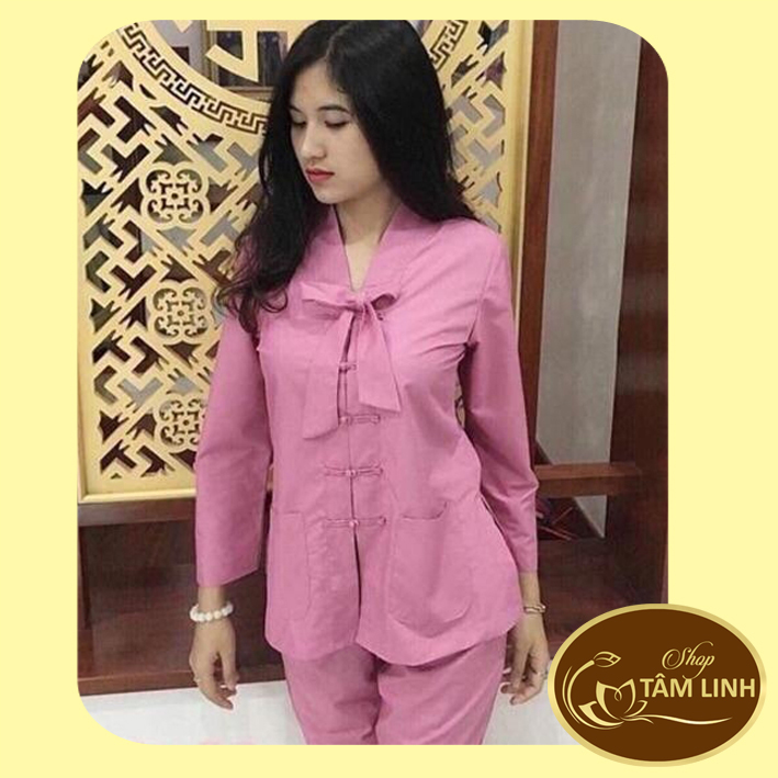 Đồ lam đi chùa - Mẫu La Hán Nơ