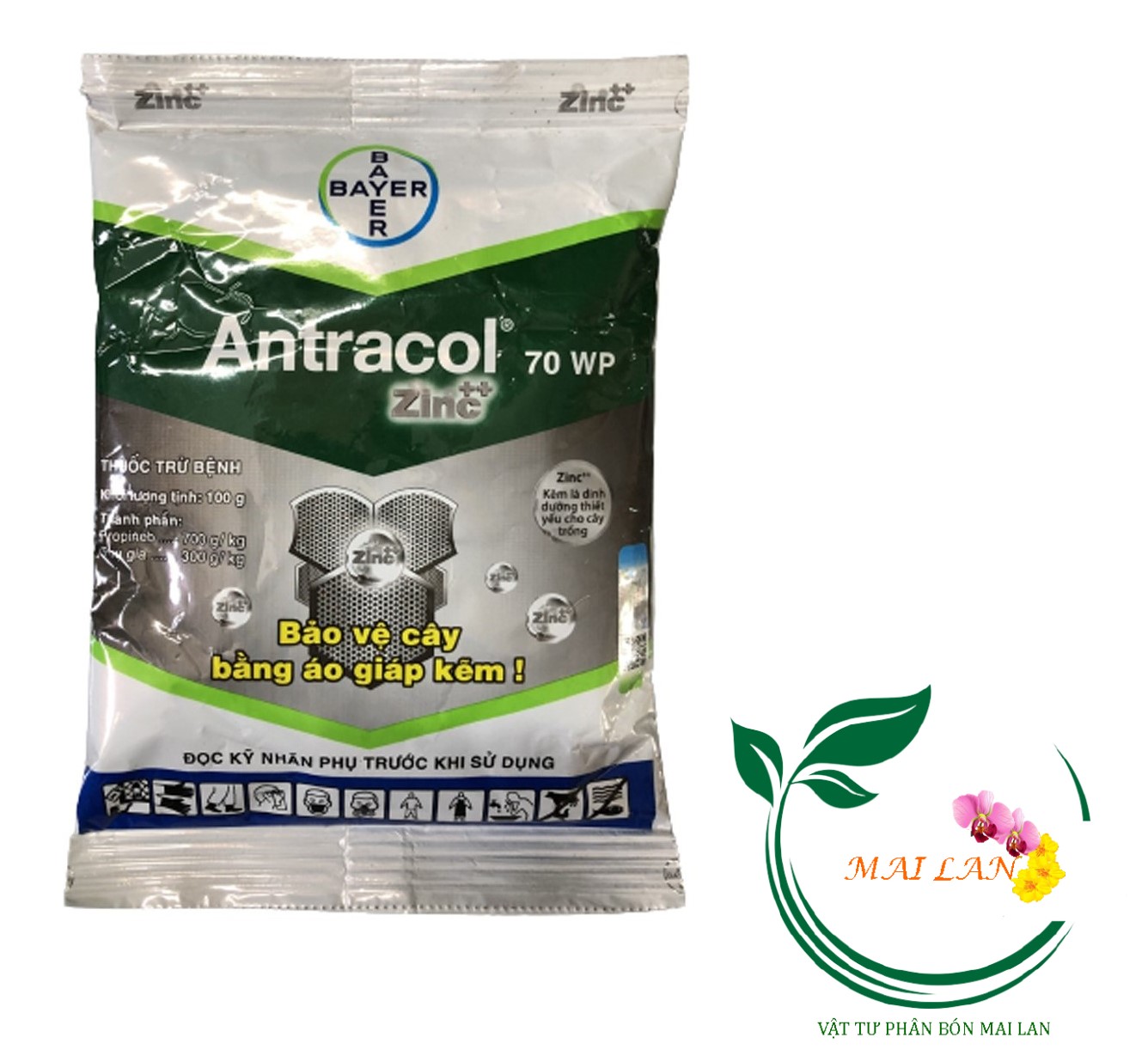 Trừ bệnh antracol 70wp - #086a# 100g