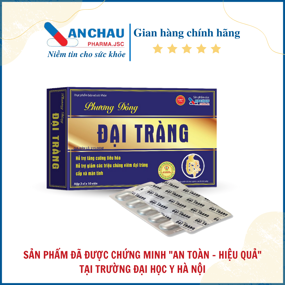 Phương Đông đại tràng hỗ trợ viêm đại tràng cấp tính, viêm đại tràng mãn tính, rối loạn tiêu hóa đầy bụng khó tiêu