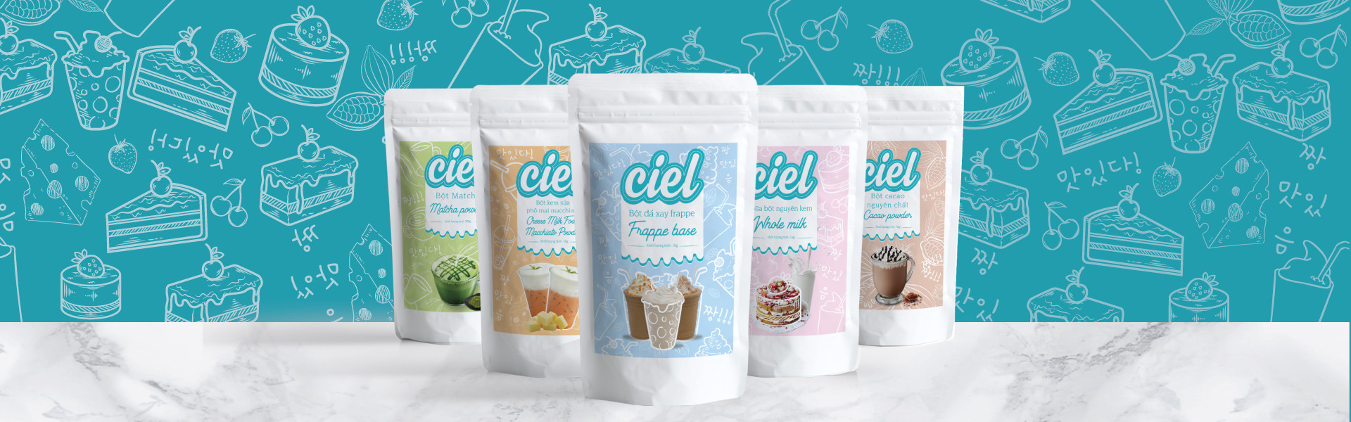 Bột đá xay Frappe Base Ciel -1kg