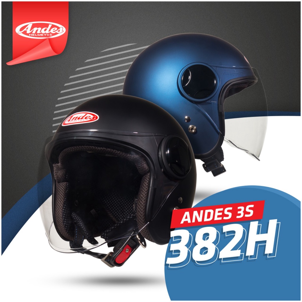 Kính thay nón bảo hiểm Andes 382 -382H