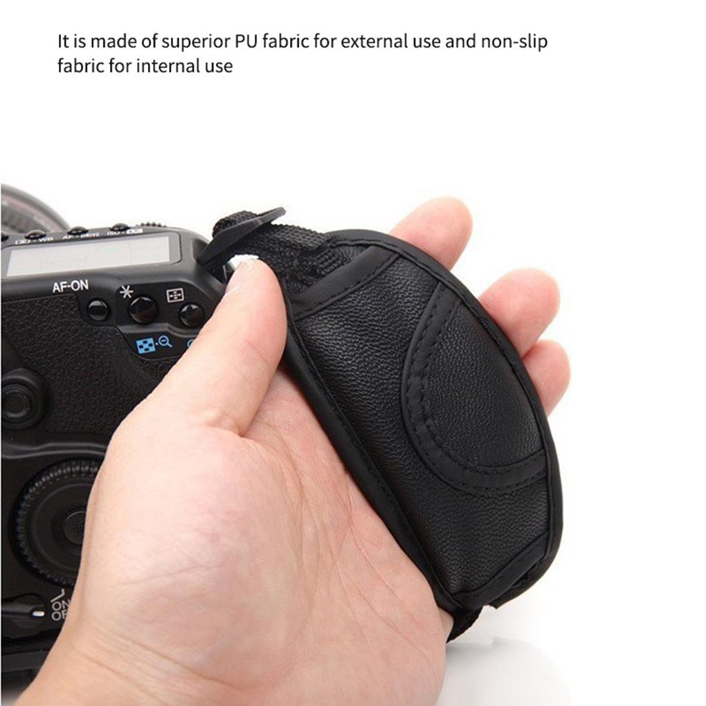 Hand Grip Camera Wrist Strap Leather Waterproof Belt Adjustable Shockproof Idental Prevention Holder DSLR Essories