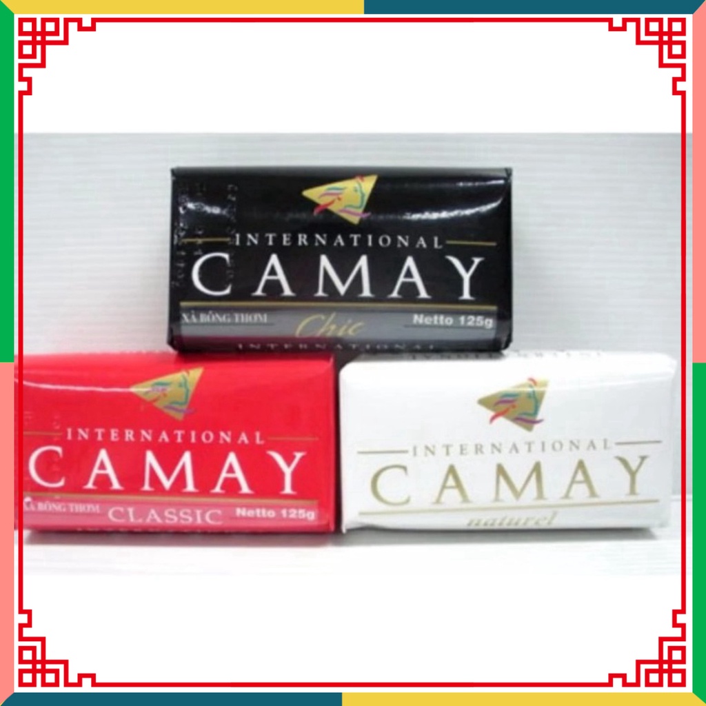 Xà phòng thơm Camay 125g đen, đỏ, trắng ( Đại lý Ngọc Toản)