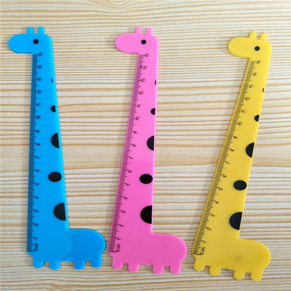 MMLUCK Double Sided Standard Stationery Architect Supplies Engineers Accessory Gauging Tools Ruler Giraffe Ruler Drafting Supplies Straight Ruler