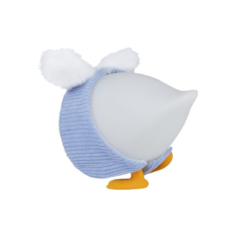 Creative Silicone Duck Night Light Bedside Sleeping Lamp USB Charging Mobile Phone Stand Timing Dimming Light Pat Lamp
