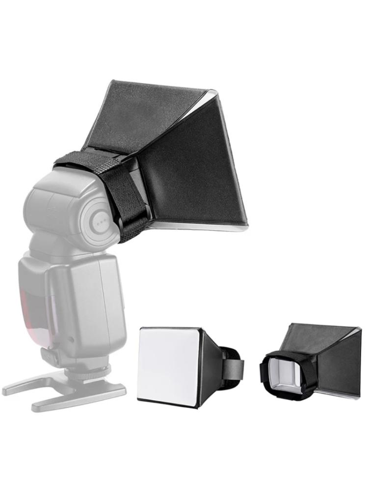 Nhiếp ảnh di động khuếch tán hộp đen bao quanh đèn flash đèn flash hộp mềm cho máy ảnh DSLR