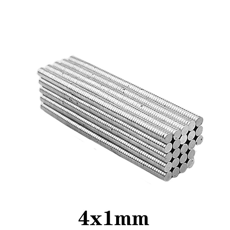 Nam châm viên 4x1mm set ( 100 viên ) N52