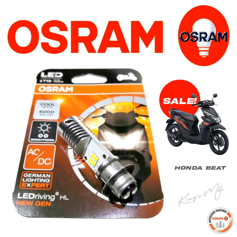 HONDA BEAT Osram Motorcycle Headlight LED Bulbs SUPER BRIGHT LED DUAL