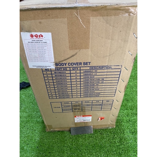 DÀN ÁO SATRIA 2000 (TẶNG KÈM TEM) CHÍNH HÃNG SGP
