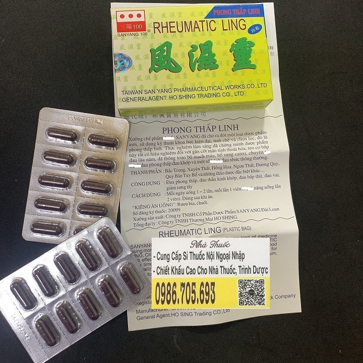 PHONG THẤP LINH ĐÀI LOAN(XỊN) vỉ 20 viên – HỖ TRỢ XƯƠNG KHỚP