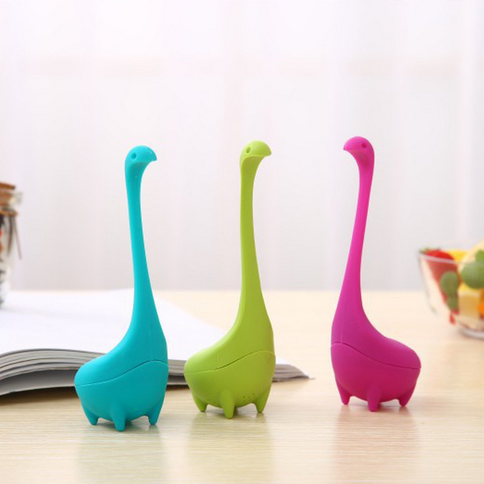 Loose Leaf Tea Infuser Hanging Tea Infuser Silicone Tea Infuser Creative Shape Fine Mesh Filter for Home Kitchen Food Grade Tea Strainer