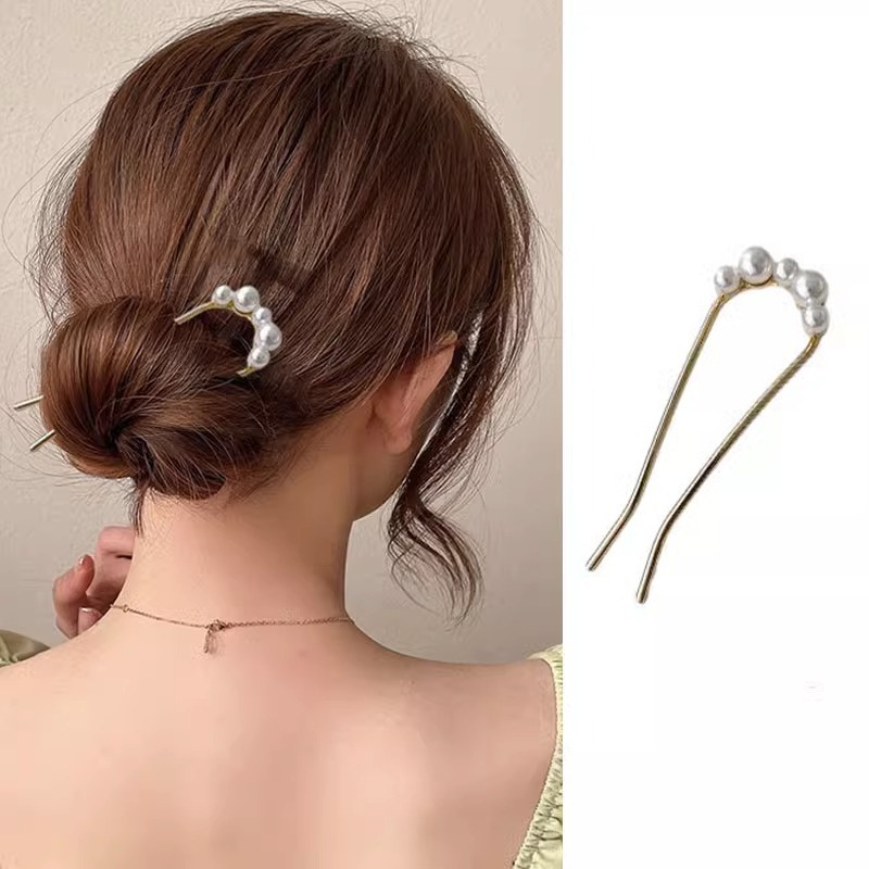 Phong cách Trung Quốc Kẹp tóc hình chữ U đa năng đơn giản