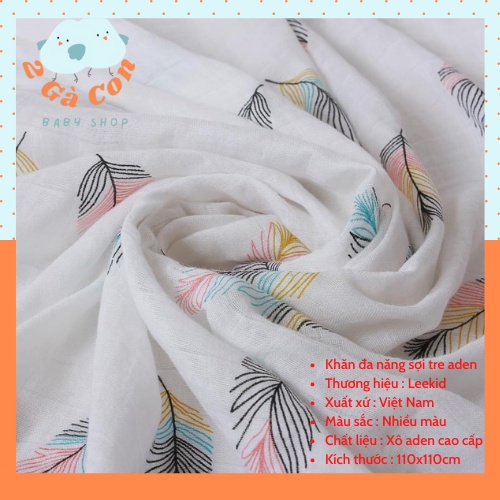 Khăn tắm/khăn quấn bé Smulin cuộn 2lớp 120cm