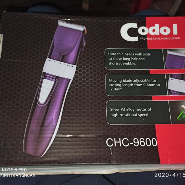 Tông đơ cắt tóc Codos CHC-9600 | Lazada.vnTông đơ cắt tóc Codol CHC-9600 Tông đơ cắt tóc cao cấp hiệu Codol(CHC-9600  Nơi bán Tông Đơ Codos 9600 giá rẻ, uy tín, chất lượng Tông đơ cắt tóc, tăng đơ cắt tóc cho bé CHC-9600 cao cấp