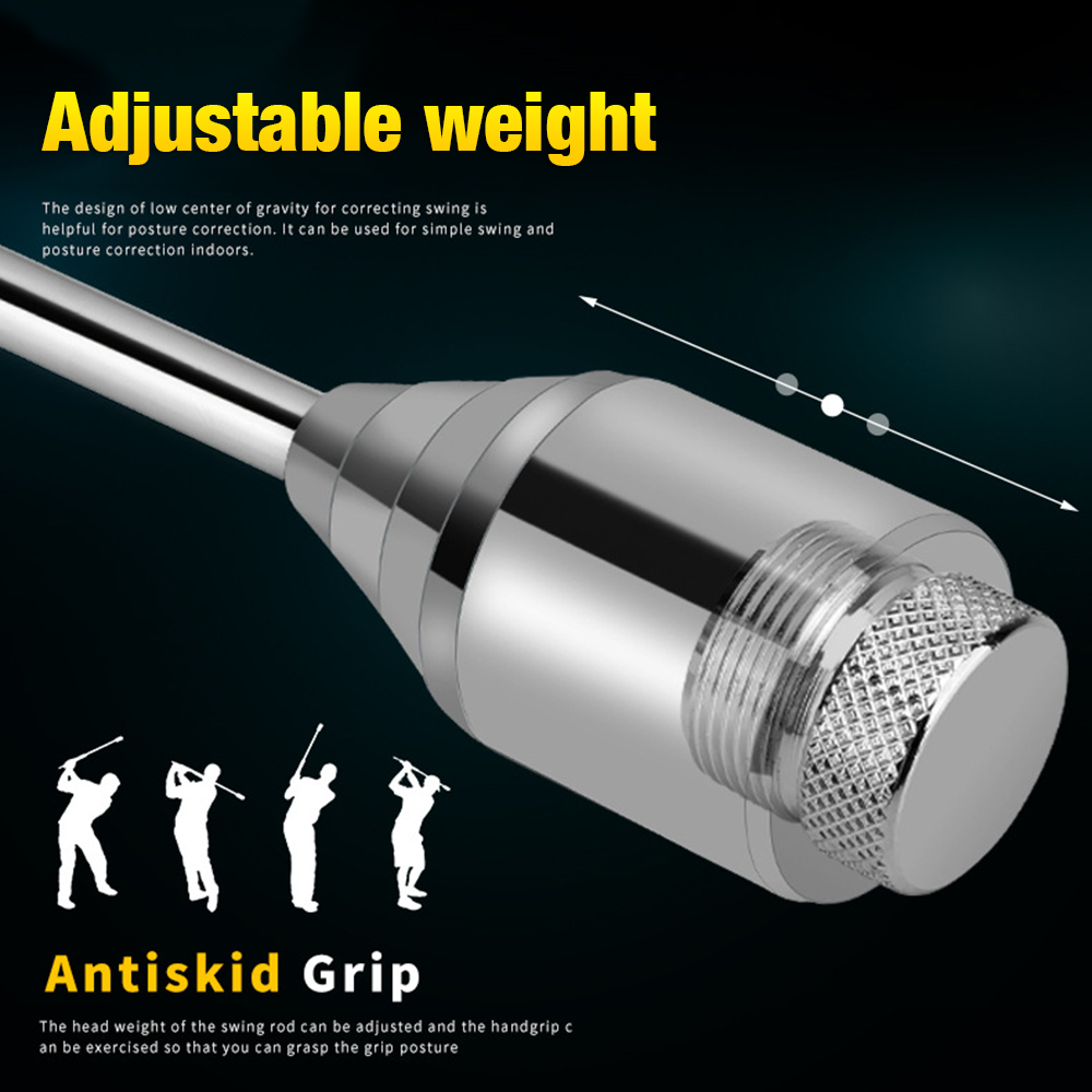 PGM Golf Swing Practice Device Weight Trainer Swing Practice Stick Beginner's Posture Correction Stick Practice Stick Trainer HGB001