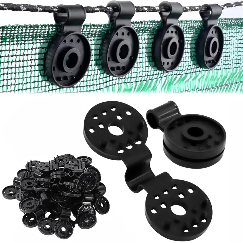 Plastic Sunscreen Net Buckle Fastener Vegetable Greenhouse Sunshade Net Special Buckle Fixing Clip. 