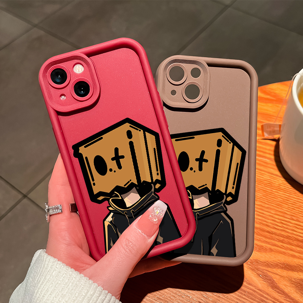 UCUC for Infinix Note 12 G96 Back Cover Love Lonely Box Man Ladder Camera Soft Rubber Phone Case. 