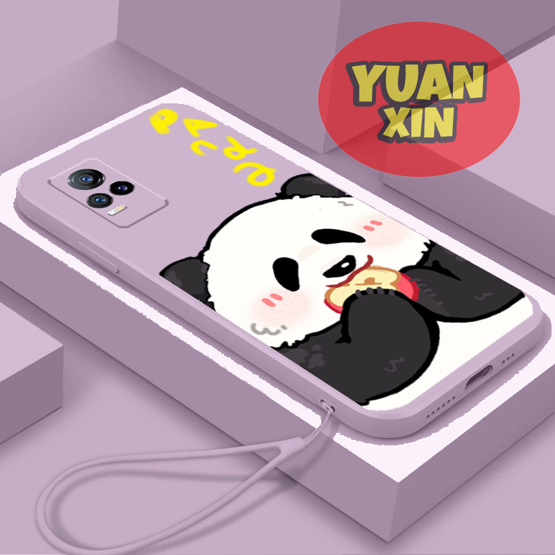 For Vivo V21E 4G Phone Case Cartoon Design Silicone Soft Shell TPU Case Shockproof Casing Camera Protective Case