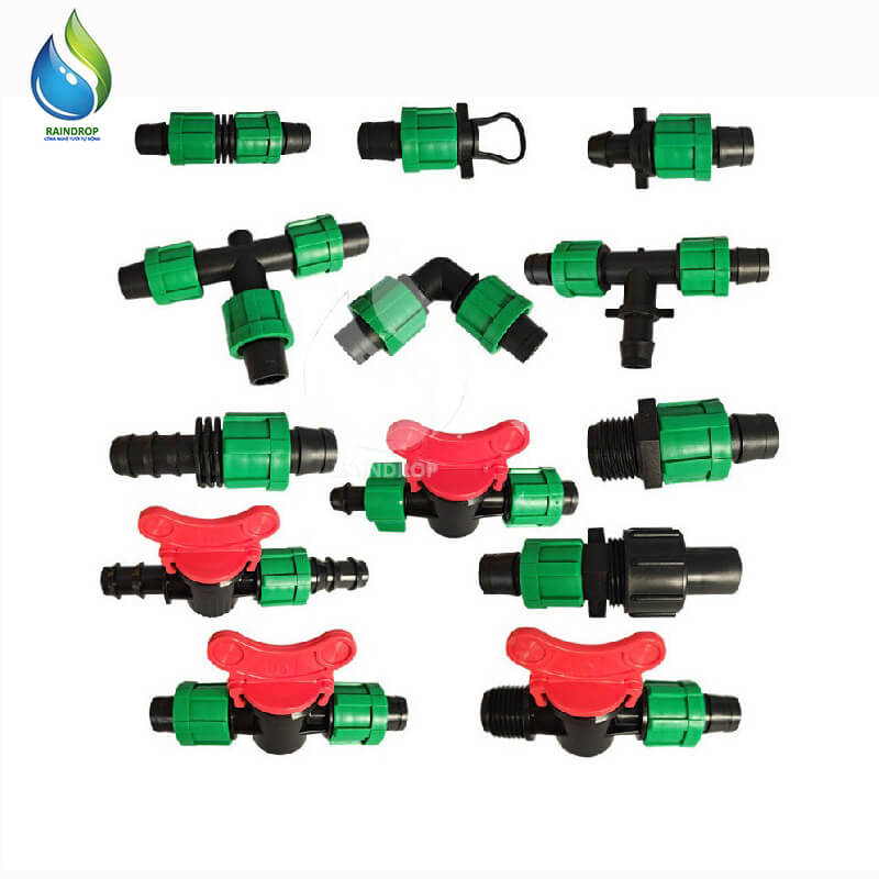 Van khóa nối thẳng 2 đầu ren vặn 16