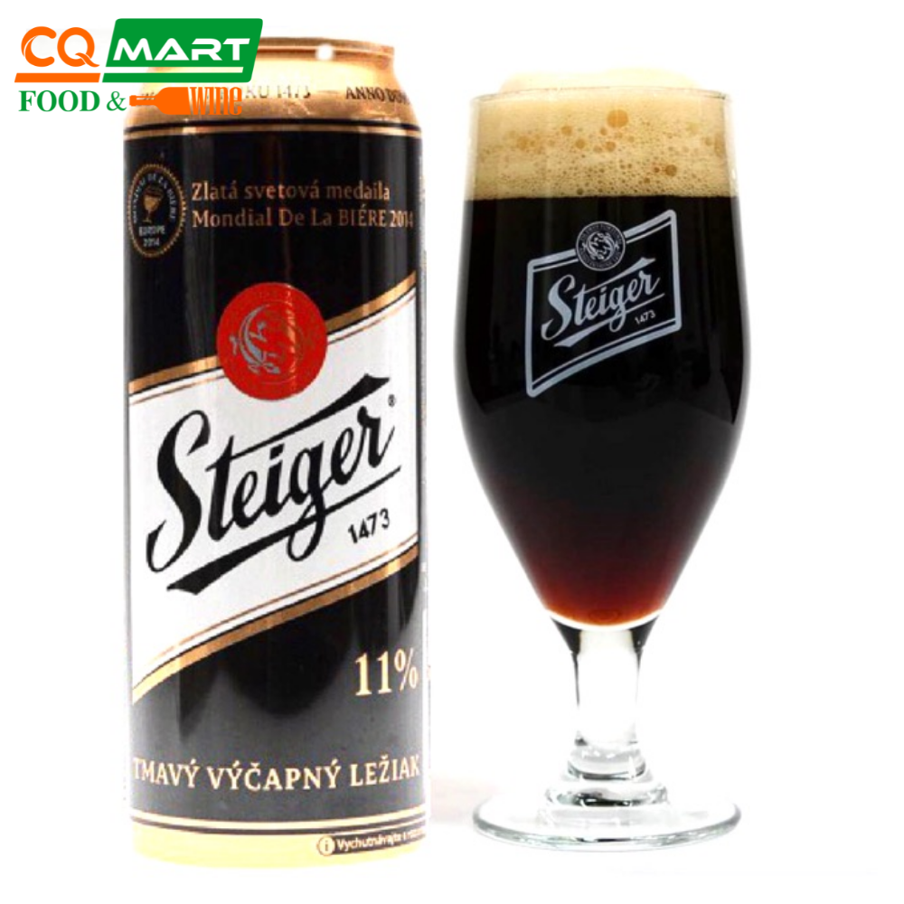 Bia Đen Steiger 4,5% Lon 500ml