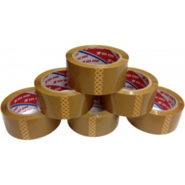 Băng keo vàng đục 200 yard(1 cuộn) siêu dính