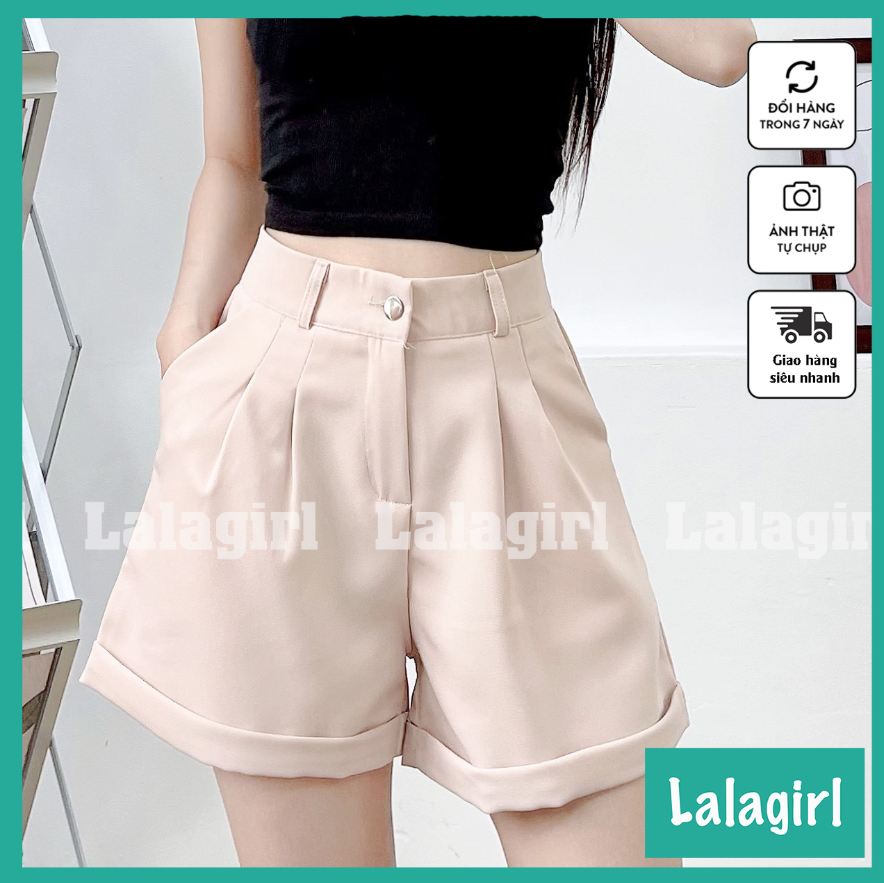 Quần Short Nữ Gập Gấu [SGG]