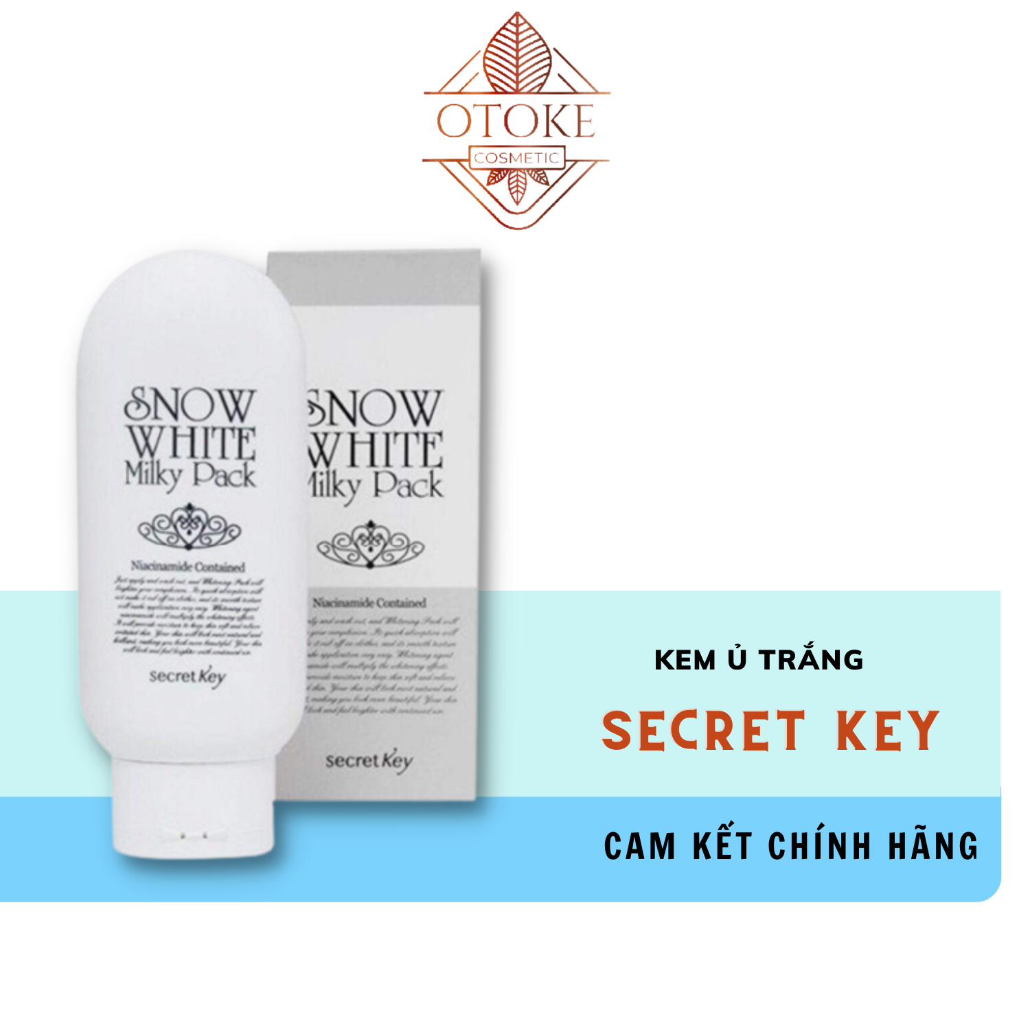 Kem Ủ Trắng Secret Key Snow White Milky Pack (200ml)