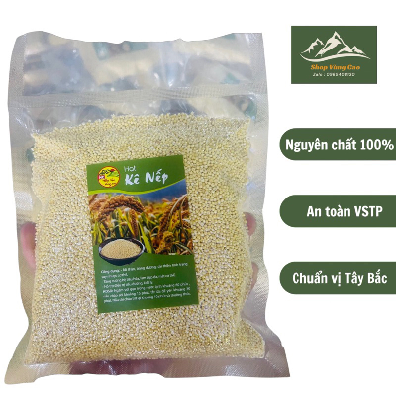 [FREESHIP] HẠT KÊ NẾP VÀNG THƠM CHUẨN ( Ăn dặm cho bé )