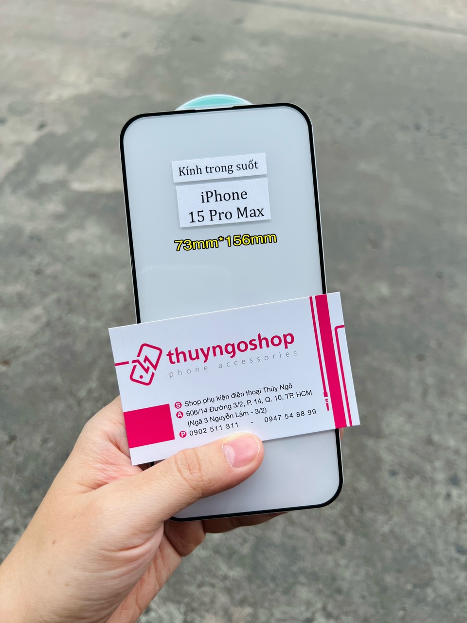 Kính cường lực full màn hình iPhone 15 Pro Max - iPhone 15 Pro - iPhone 15 Plus - iPhone 15