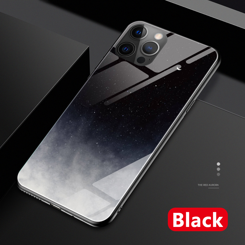 Phone Case VIVO Y15S Back Tempered Glass Back Cover Instagram Starry Sky Design Cases for VIVO Y15S Cover Shell Mirror Glass. 