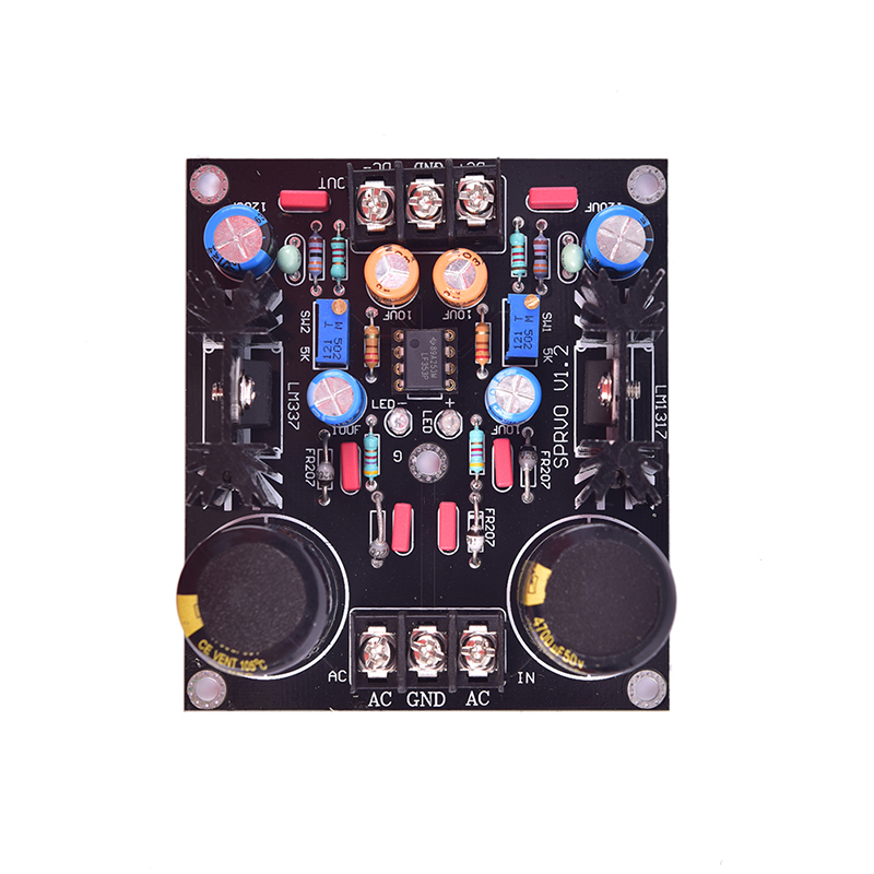 LM317 LM337 Servo Rectification Filter Power Supply Board AC to DC Module JINBING. 