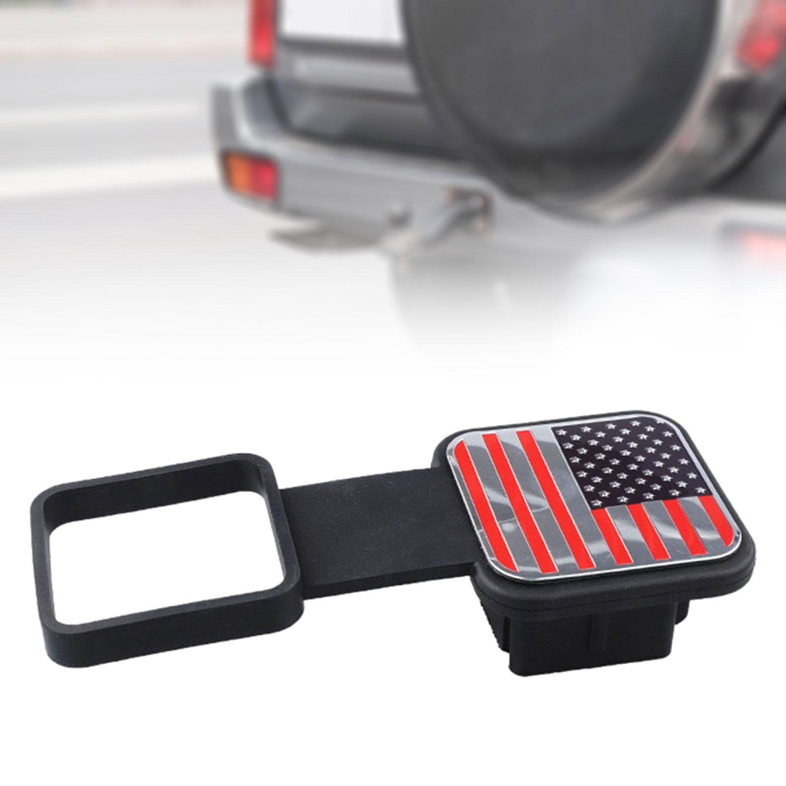 CCLight Trailer Hook Dust Plug, Trailer Tube Square Red