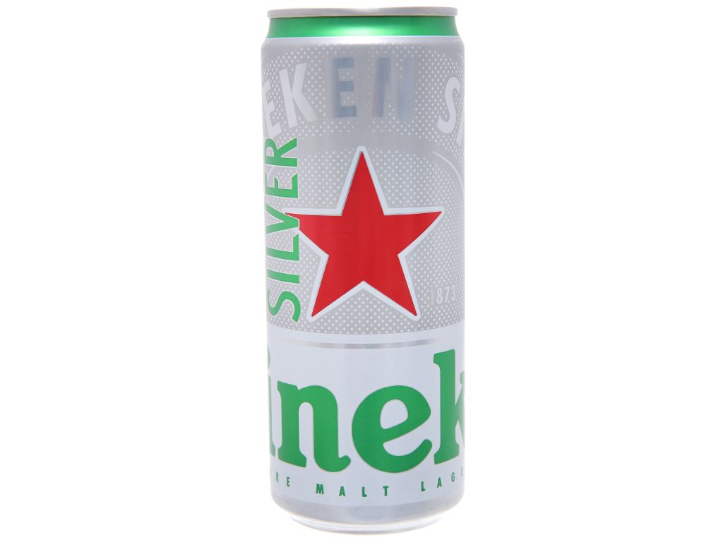 Thùng 24 lon Heineken Silver lon cao