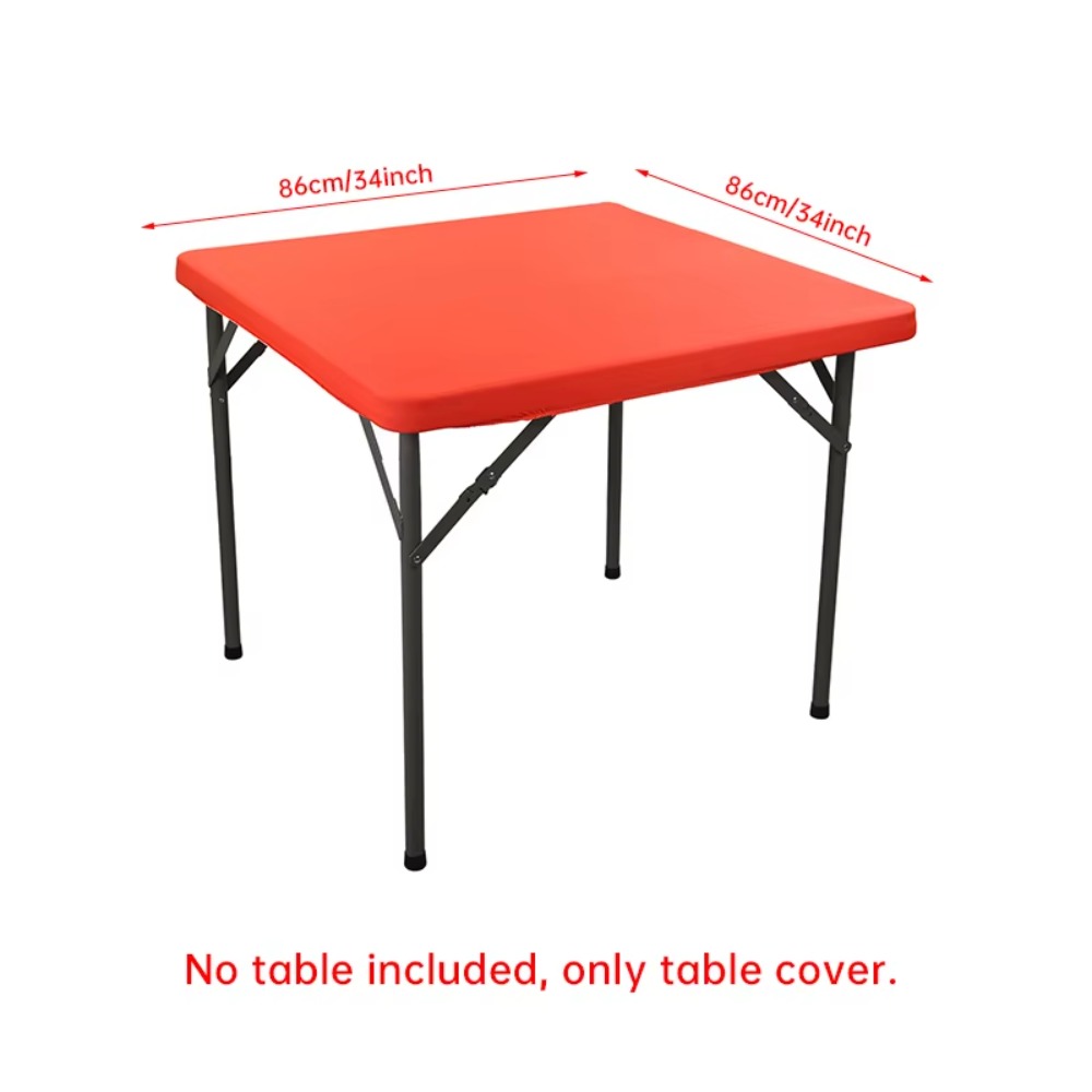 Durable%20Elastic%20Square%20Table%20Cover%2086X86CM%20Solid%20Color%20Stain-Resistant%20Tablecloth%20Stretch%20Folding%20Table%20Protector%20Party%20Decor%20-%20Image%202