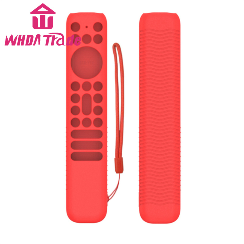 Remote Protective Case Cover Silicone Protective Controller Sleeve Skin With Lanyard Compatible For TCL RC902V FMR1 RC