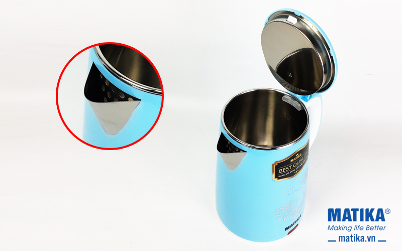 ẤM ĐUN NƯỚC SIÊU TỐC 2 LỚP MATIKA MTK-20 2.0 LÍT