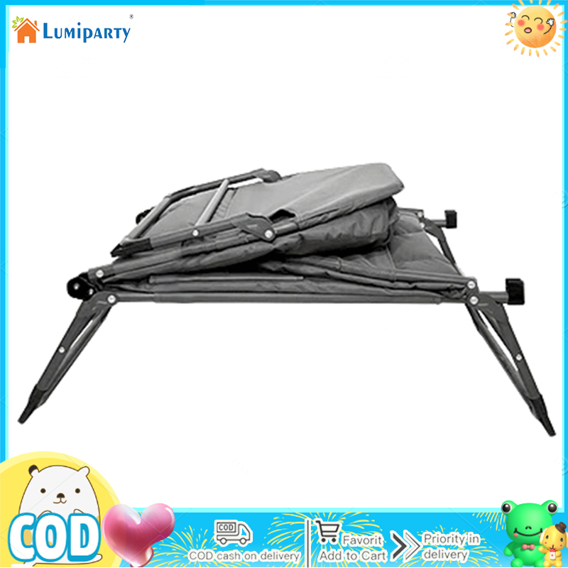 LumiParty 【Ready Stock】Outdoor Fishing Sleeping Cot With Side